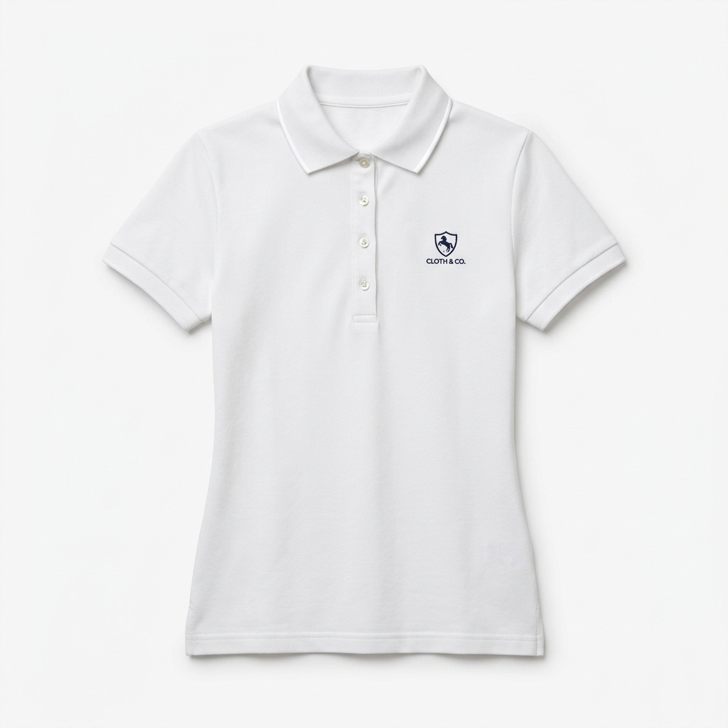 Áo Polo Nữ Classic Navy Elegance (Alt)